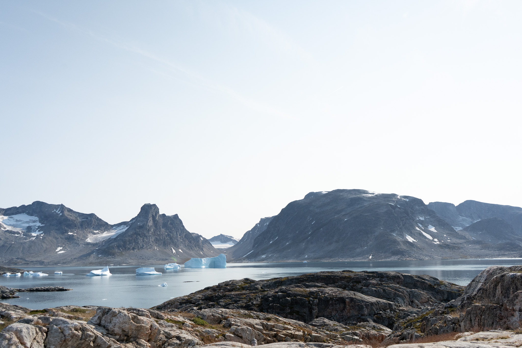 Mountain range view from Sermiligaaq. Photo by Visit East Greenland