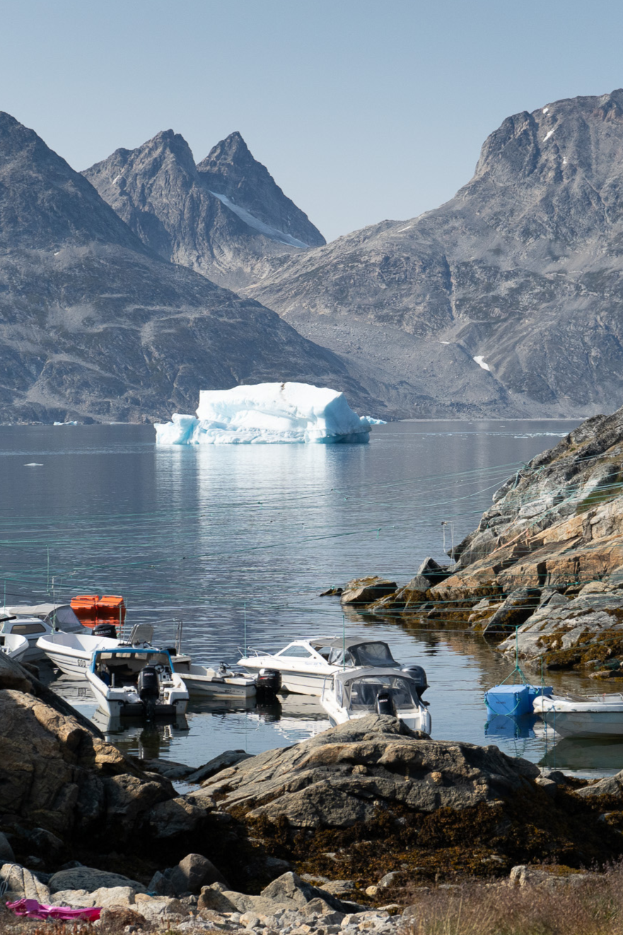 Iceberg floating outside Sermiligaaq. Photo by Visit East Greenland