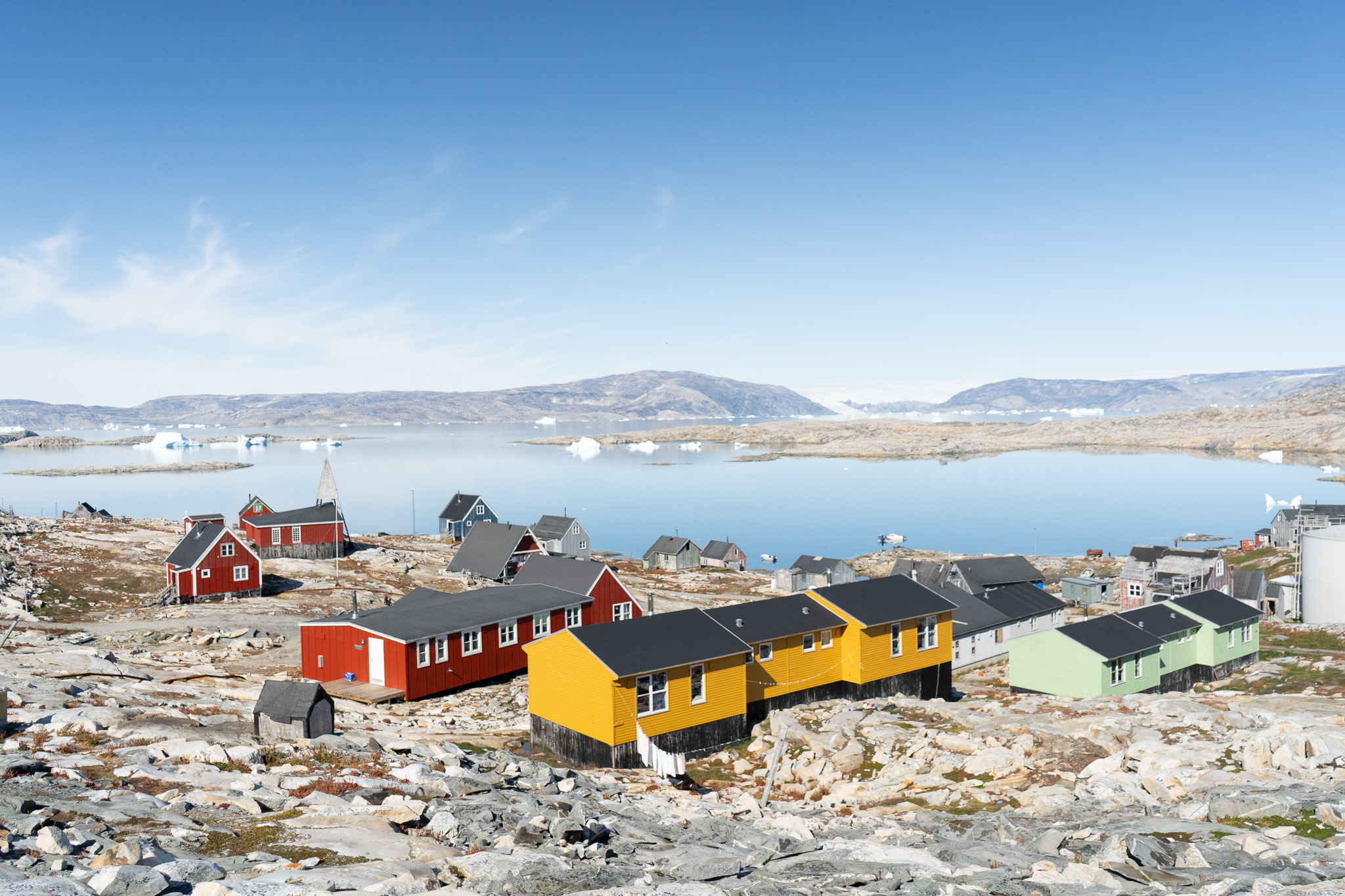 View over Isertoq and the Ice cap. Photo by Visit East Greenland