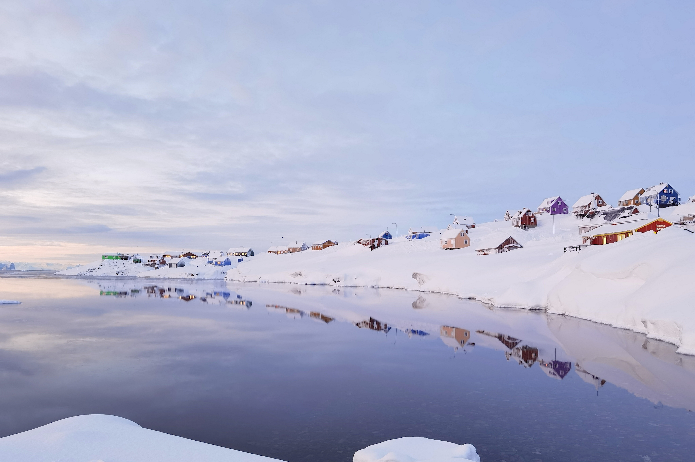 Ittoqqortoormiit in-wonderful winter time. Photo by Ken Madsen Visit Greenland