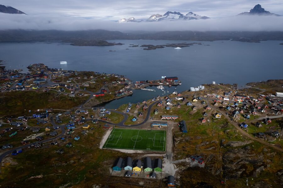 Right above beautiful Tasiilaq and it’s stunning view to the mountains. Photo by Philipp Mitterlehner - Visit Greenland