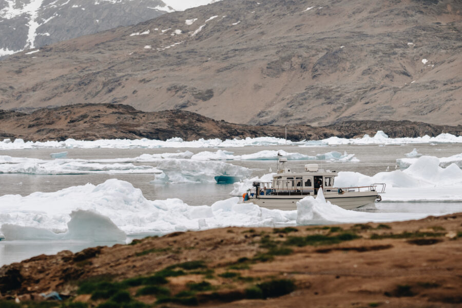 Boat just outside Tasiilaq - VEG - 002 - Filip Gielda - Visit East Greenland
