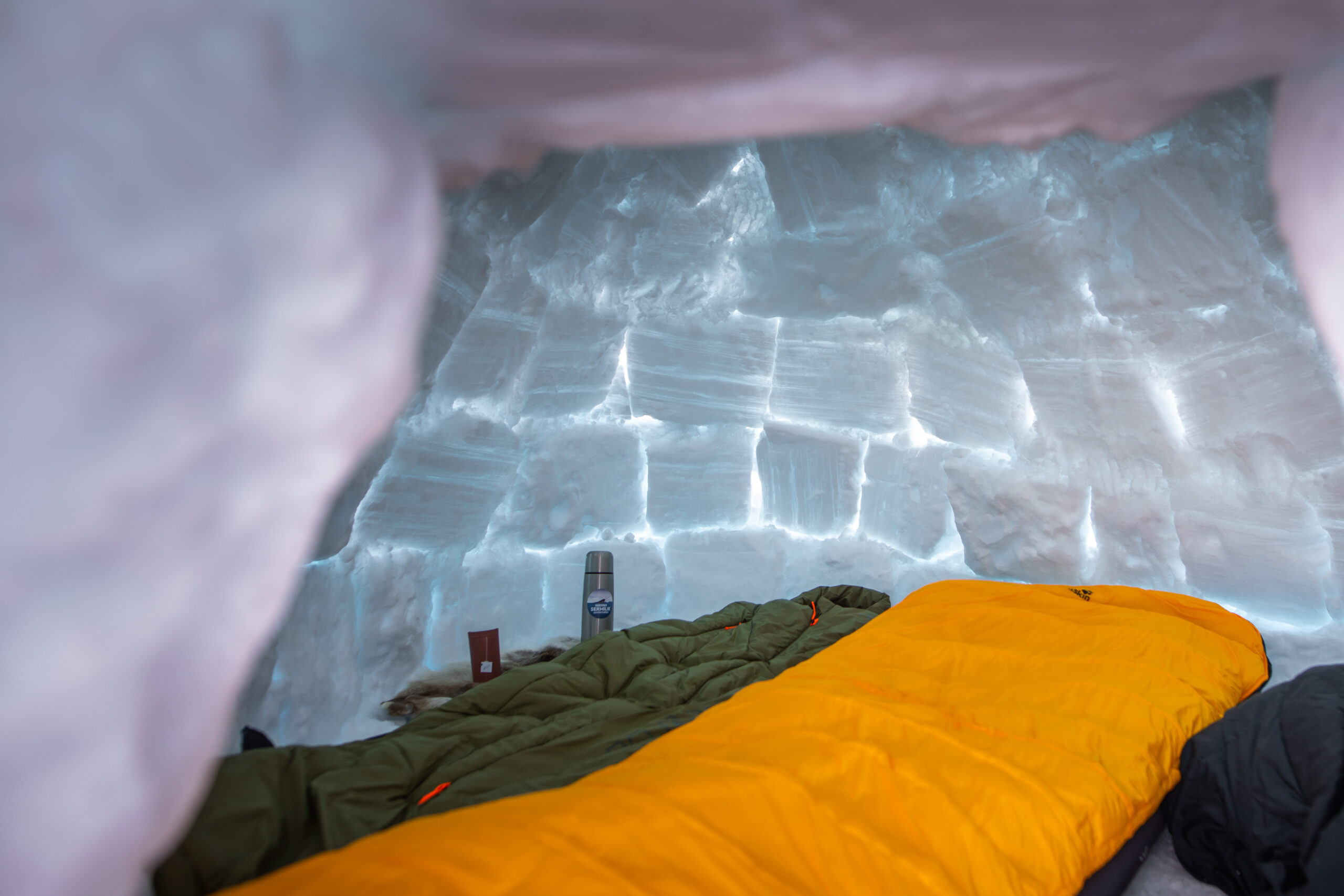 Inside Igloo. Photo by Aningaaq Rosing Carlsen - Visit Greenland