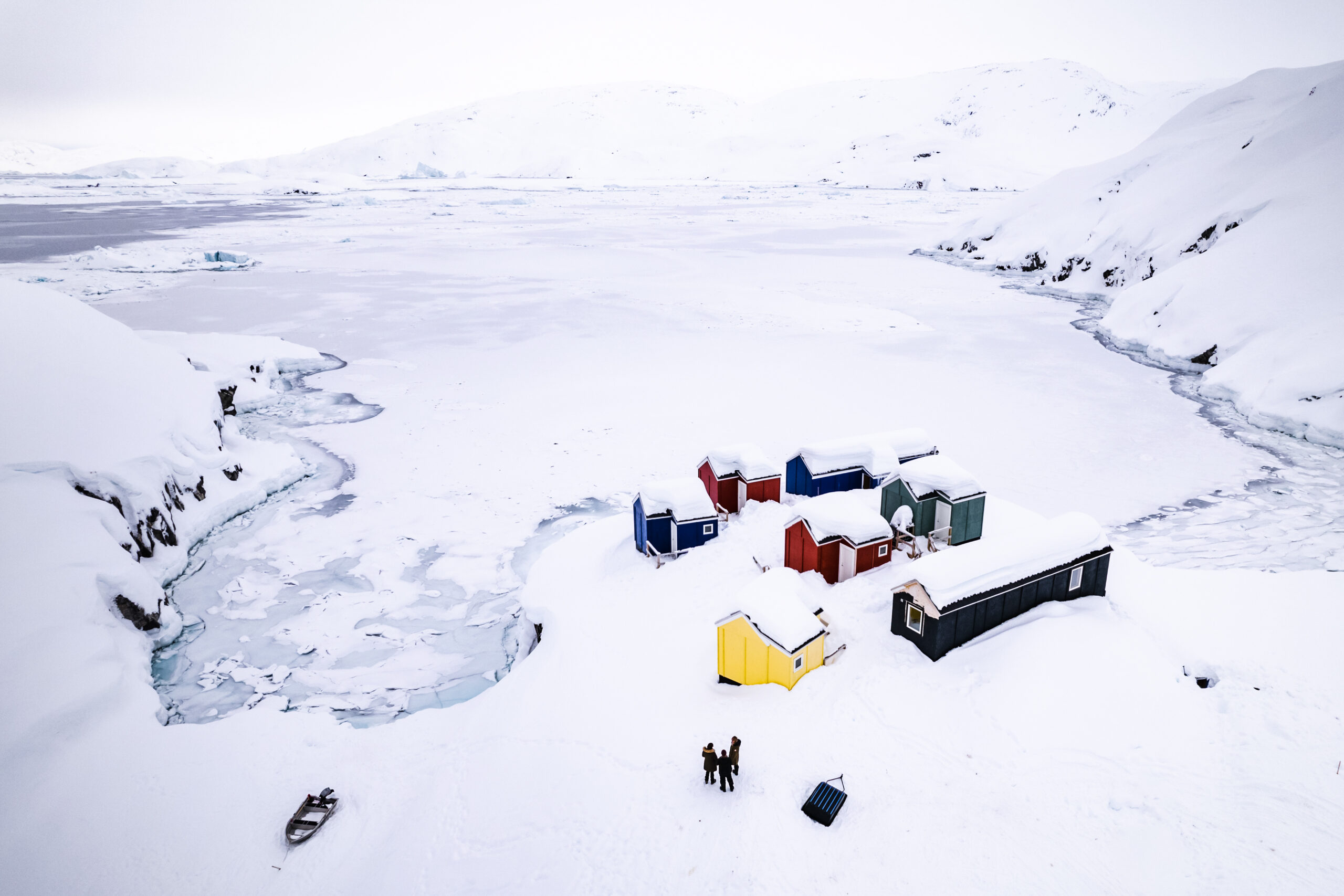 The Ice Camp during winter. Photo by Aningaaq Rosing Carlsen - Visit Greenland