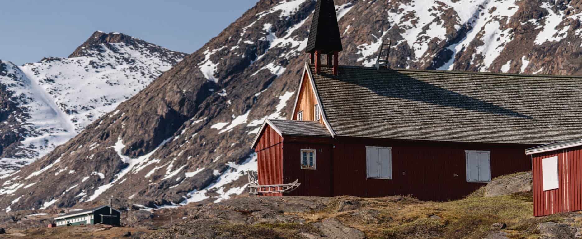 Ammassalik Museum, the old church of Tasiilaq. Photo by Filip Gielda - Visit East Greenland