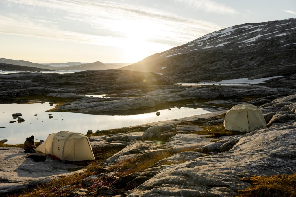Camp in East Greenland. Photo by Oscar Scott Carl - Visit East Greenland