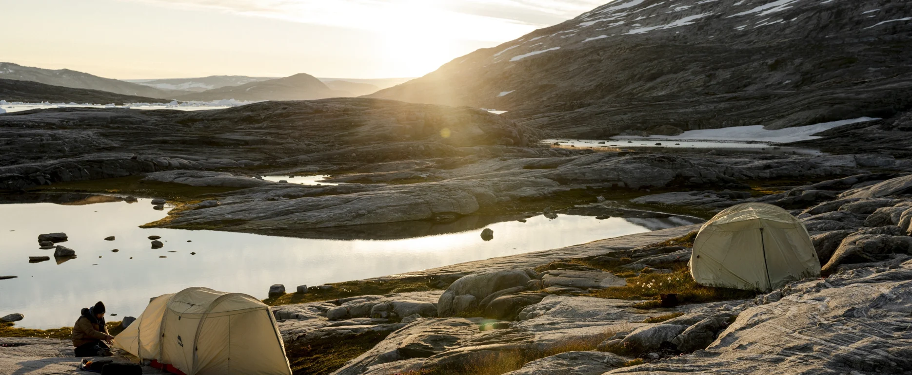 Camp in East Greenland. Photo by Oscar Scott Carl - Visit East Greenland